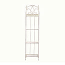 Scaffale per Piante in Metallo 4 piani 35x31H164cm Aprilia Beige