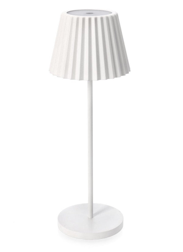 Lampada  da Tavolo Ø12,5x36 cm in Metallo Artika Bianca sconto
