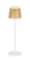 Lampada  da Tavolo Ø11x38,5 cm in Metallo Klara Bianca