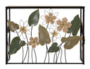 Console Spring 108x36,8x80 cm in Ferro e MDF e Vetro Multicolor      
