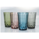 Set 4 Bicchieri Bibita Nobilis in Vetro VdE Tivoli 1996 4 Colori Differenti