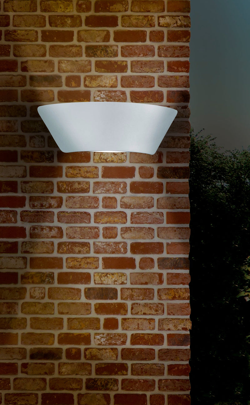 Applique da Esterno a LED in Pressofusione di alluminio Bianco Opaco