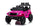 Macchina Elettrica per Bambini 101x59x65 cm Licenza Jeep Rubicon Small Rosa