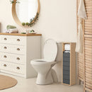 Mobile a Colonna da Bagno 18x18x75 cm per Carta Igienica in MDF 