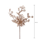 Set 12 Rami con Stella H35 cm Champagne