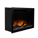 Camino Elettrico da Incasso 51x80x30,4 cm Effetto Fiamma 1500W Nepal 29 Nero
