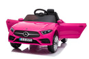 Macchina Elettrica per Bambini 12V con Licenza Mercedes CLS 350 AMG Rosa