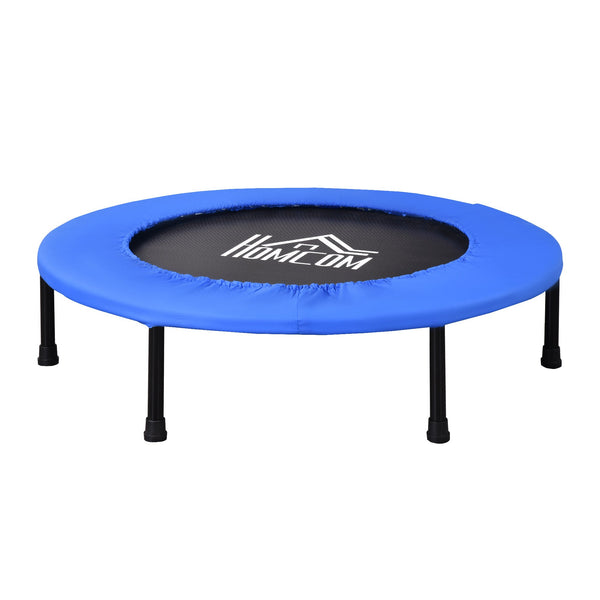 Trampolino Elastico Fitness Ø91 cm in Acciaio e PVC Nero e Blu acquista