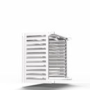 Copri Condizionatore 115x95x67 cm in Alluminio a Parete Big Blade XL Bianco