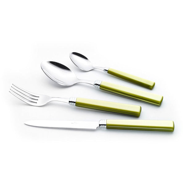 Servizio Set di Posate 24 Pezzi in Acciaio Inox Rivadossi Sandro Zara Verde acquista