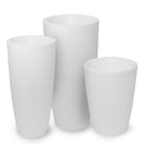 Vaso Luminoso da Giardino a LED Ø40 cm in Resina 5W Cypress Bianco Neutro