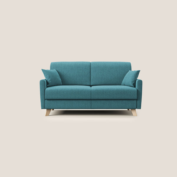 Divano Letto 2 Posti 160x94x97 cm in Tessuto Azzurro online