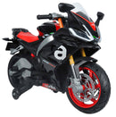 Moto Elettrica per Bambini 12V con Licenza Aprilia RS660 Nera