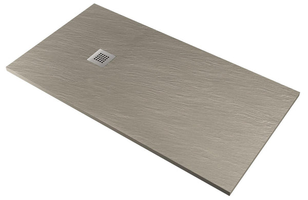 sconto Piatto Doccia in Pietra Pedrinelli Ardesia Stone Side Seppia Varie Misure