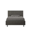 Letto 1 Piazza e Mezzo Adele Grigio Varie Misure