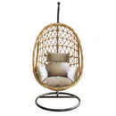 Dondolo Capraia 195x93x122 cm in Acciaio Marrone