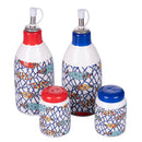 Menage Set Olio Aceto Sale e Pepe in Ceramica VdE Tivoli 1996 Los Cabos