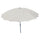 Ombrellone a Cupola da Giardino in Alluminio Ø2,70m con Manovella Vorghini Kyoto Ecrù