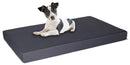 Materassino Imbottito 60x50cm per Cani e Gatti Grigio Scuro