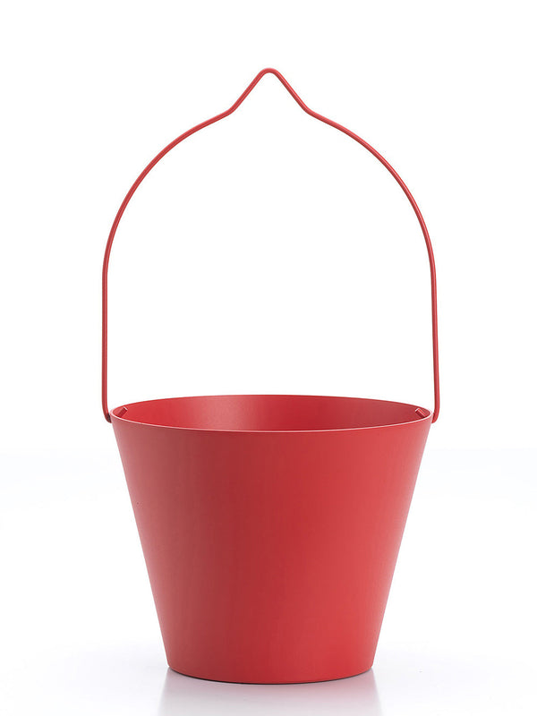 sconto Secchiello per Rubinetti Porta-Secchio 25x23x18 cm in Alluminio Belfer 42/SC Rosso