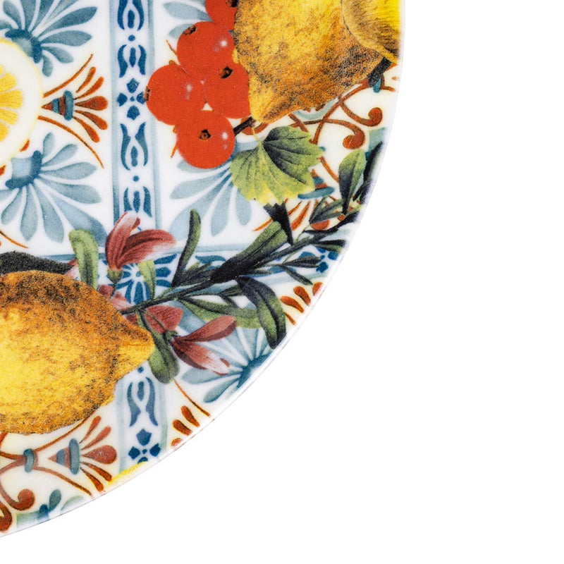 Set 4 Piatti Pizza Ø33x2 cm  in Porcellana VdE Tivoli 1996 Italian Beauty 