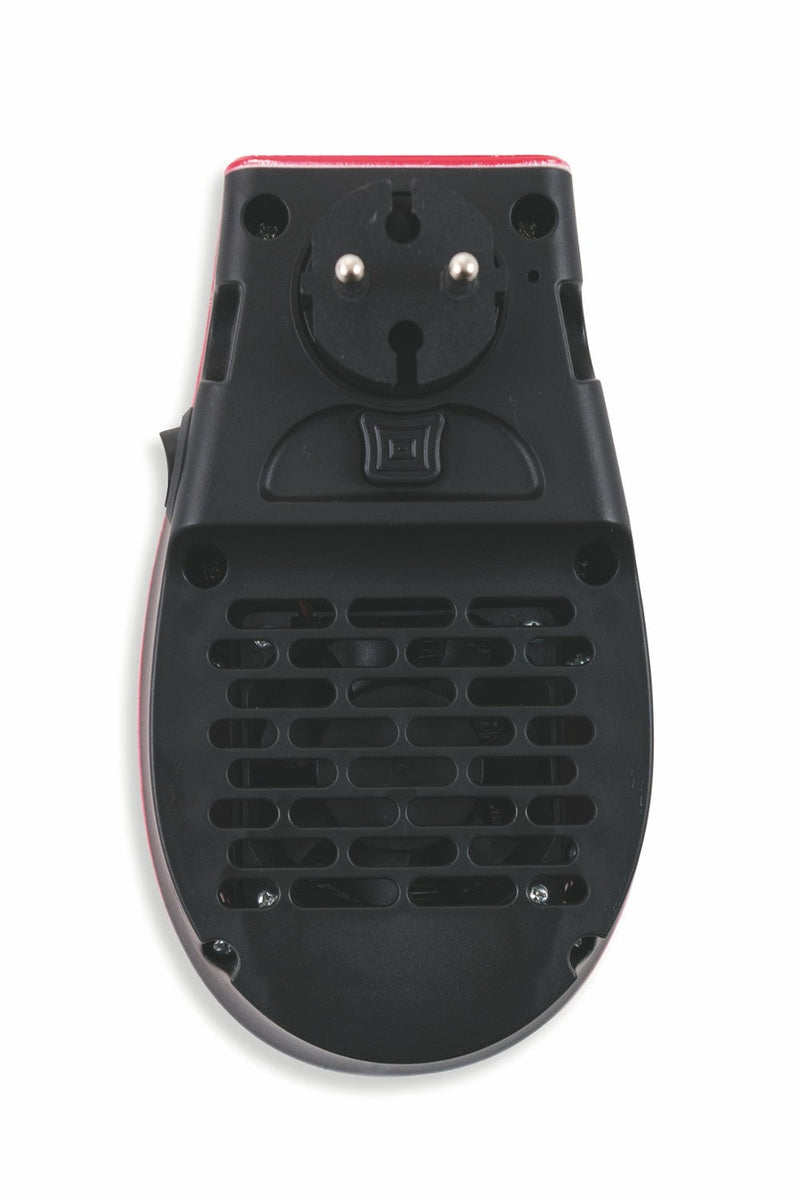 Stufa Stufetta da Parete 500W Display LCD Kooper Pluggy Rosso