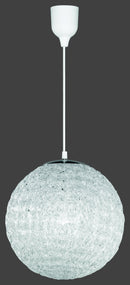 Lampada a Sospensione da Interno  E27 in Metallo Nickel Opaco