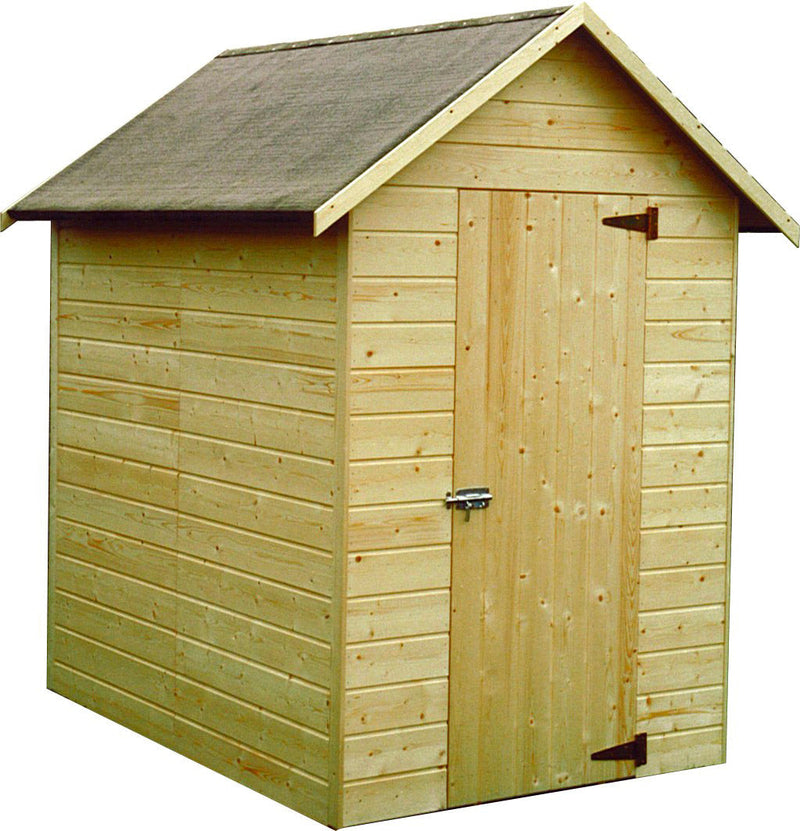 Casetta Box da Giardino per Attrezzi 1,49x1,82m con Pavimento in Legno Abete 12mm Ambeal