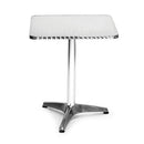 Tavolino da Giardino Quadrato in Alluminio Taddei Bar