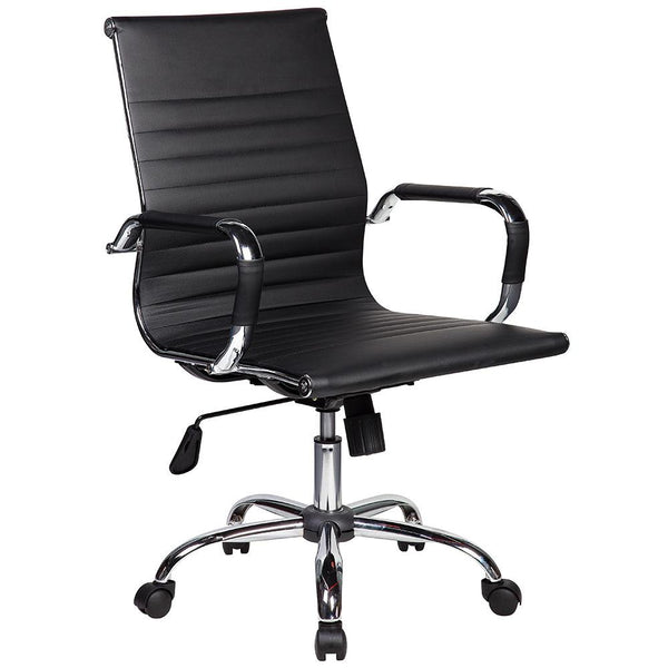 Sedia Poltrona Direzionale da Ufficio in Similpelle Tosini Dallas Nero prezzo