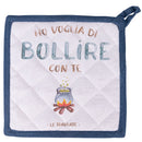 Set 3 Presine 20x20 cm in Cotone VdE Tivoli 1996 Le Travisate Bianco