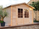 Casetta Box da Giardino Porta Utensili 300x400 cm in Legno Chiara