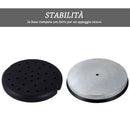 2 Colonnine Separacode Oro con Corda Rossa in Acciaio Inox Ø32x95 cm 