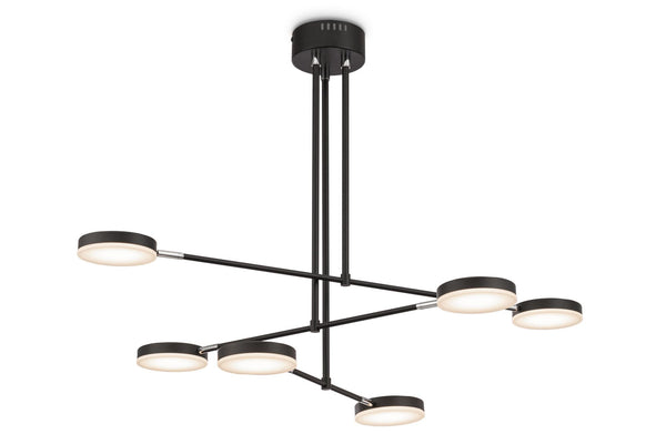 prezzo Lampada pendente Modern in Metallo e Acrilico Fad Nero