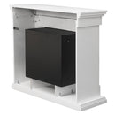 Camino a Bioetanolo da Pavimento 112x36x95 cm Clinton Bianco