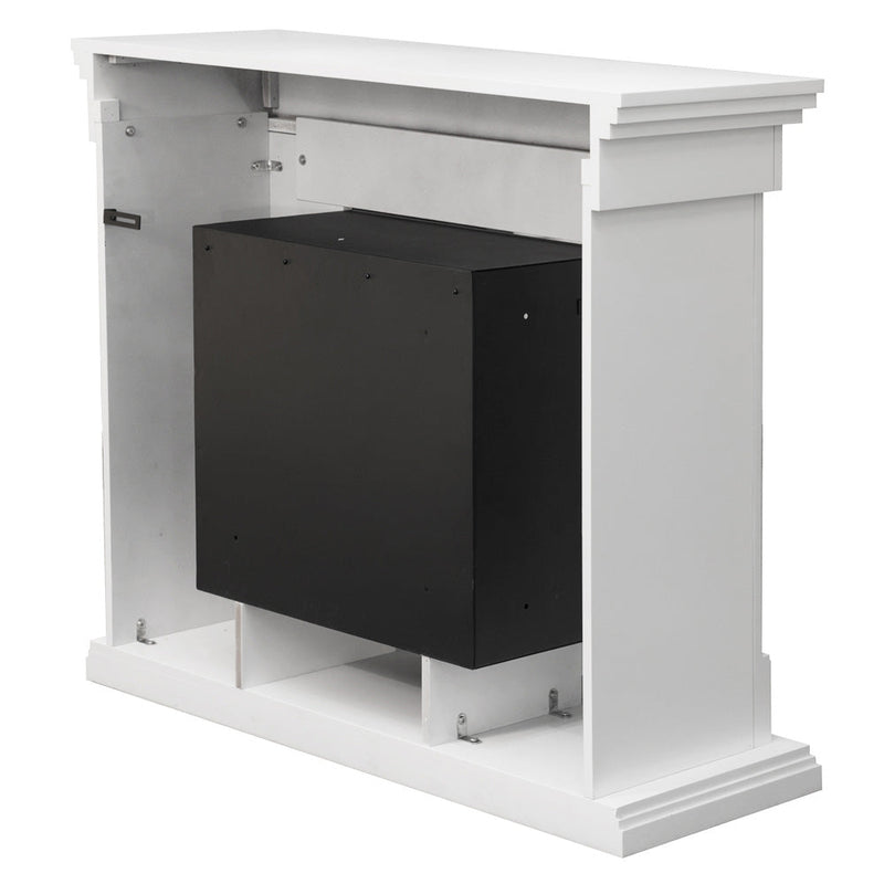 Camino a Bioetanolo da Pavimento 112x36x95 cm Clinton Bianco