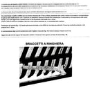 Tenda da Sole a Caduta 3x2,5m Tessuto in Poliestere Disegno P3030