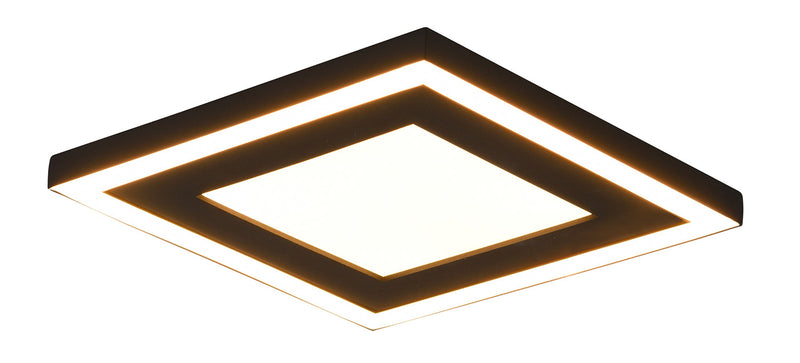 Plafoniera da Interno a LED in Plastica Nero Opaco