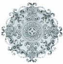 Set 6 Tovagliette Ø44x0,2 cm in Plastica Villa d'Este Home Tivoli Cala Lisboa