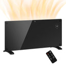 Riscaldatore a Convezione 2000W da Pavimento o a Parete con Telecomando e Timer Nero 