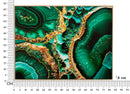 Dipinto su Tela Laccato Smeraldy con Cornice 82x4x62 cm in Metallo e Abete e Tela      