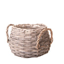 Set 4 Contenitori Decorativo 18 H 16 cm con Manici 