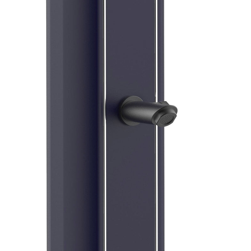 Doccia Solare da Giardino 35L Miscelatore e Lavapiedi Sined Dafne Blu