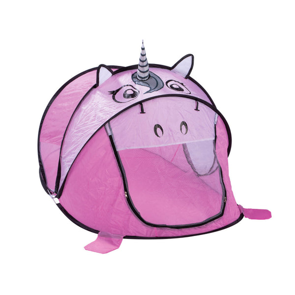 Tenda da Gioco per Bambini 183x96x86 cm con Apertura Pop-Up Unicorno Rosa prezzo