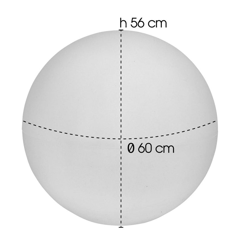 Sfera Luminosa da Giardino a LED Ø60 cm in Resina 5W Sphere Bianco Freddo