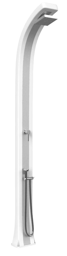 sconto Doccia da Giardino Miscelatore e Doccetta Arkema Spring Plus Fascia Inox Bianco