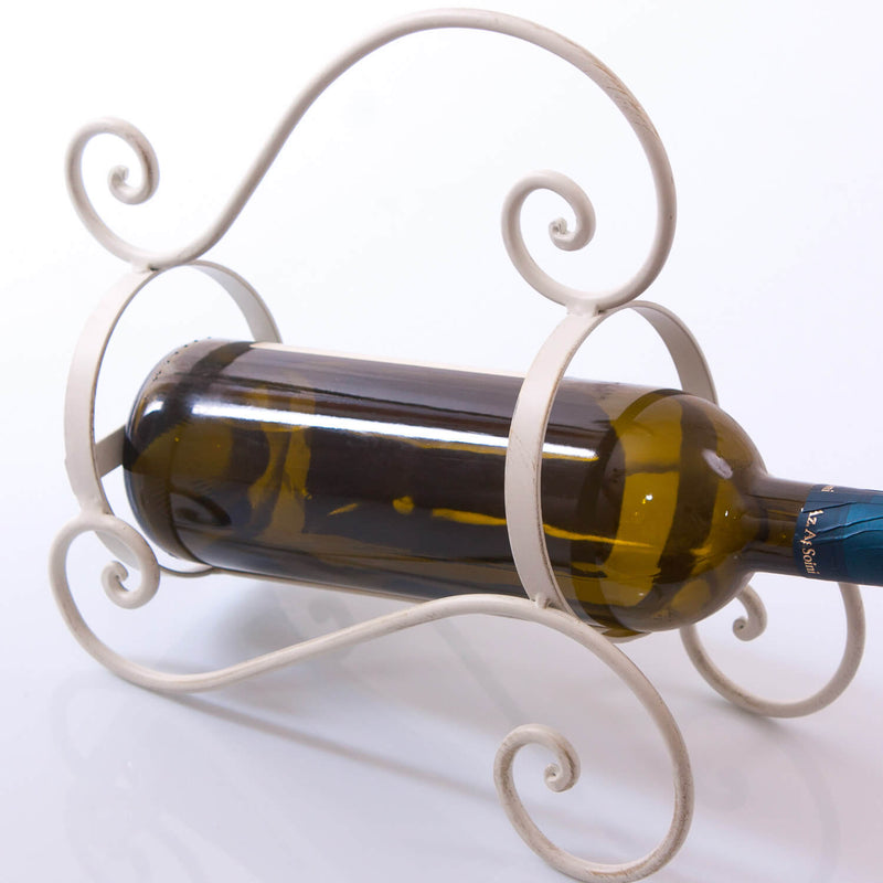 Versavino 11x28xH24 cm in Metallo Bianco