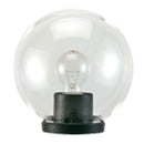 Lampada Testa Sferica Chiara Ø30 cm Nero per Esterno Linea Globo Sovil