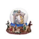 Natività con Sfera in Vetro musica e movimento 16,5 cm in Resina