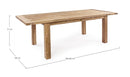 Tavolo Allungabile Bounty 180-250 cm Teak Riciclato in Teak Riciclato